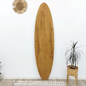 Surfboard Sign Distressed Custom Wall Art Decor Decorative Surfboard Handcrafted Table Top