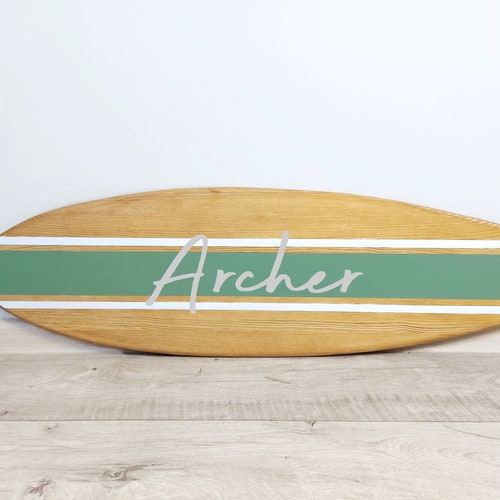 Surfboard Wall Beach Decor Custom Wall Art Surfboard Sign Etsy