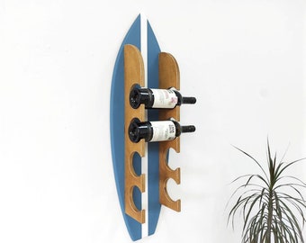Surfboard wine rack Bottle holder Shelf for wine Custom size