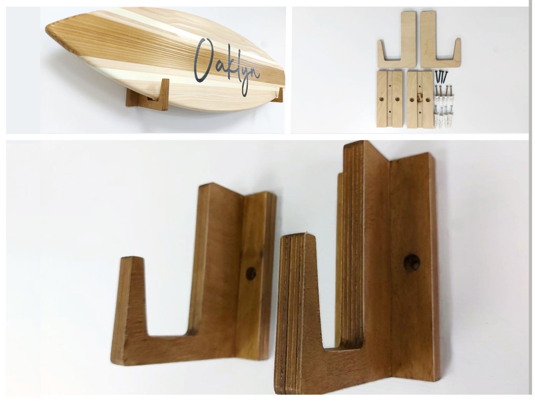 Alley Cats Surfbrett-Wandhalterung Aus Bambus - Stilvolle Aufbewahrung Für Dein Board