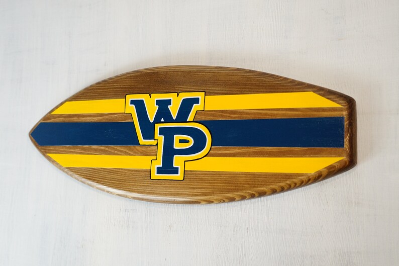 Surfboard wall art custom logo sign business name on Etsy