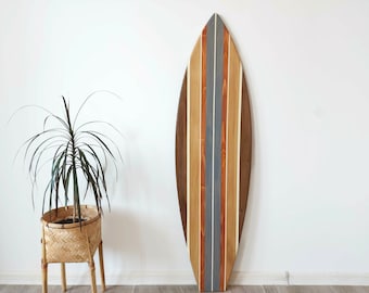 Decorative surfboard vintage beach decor wall art sign table top