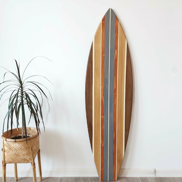 Surfboard Decor Art Vintage Etsy