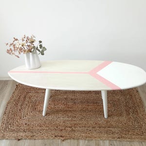 Surfboard coffee table Furniture for Beach House Handcrafted Customizable Surf lover Gift