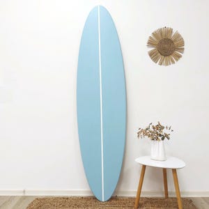 Surfbrett Wand Kunst Dekor - Dekoratives Surfbrett Schild mit benutzerdefinierten Farben für Beachy Themed Home Decor Gästebuch Schild Bild 12