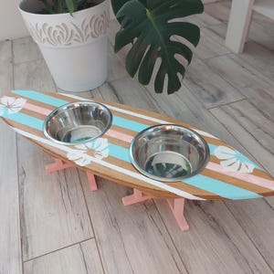 Surfboard Dog Feeder - Etsy