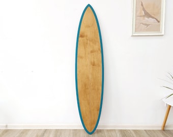 Houten muurkunst surfplank – Decor strandhuis aan de kust