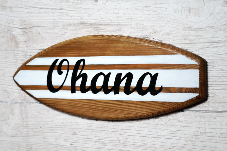 Personalized surfboard name sign little decorative surf Etsy