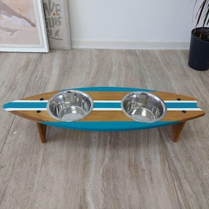 Surfboard Dog Feeder - Etsy