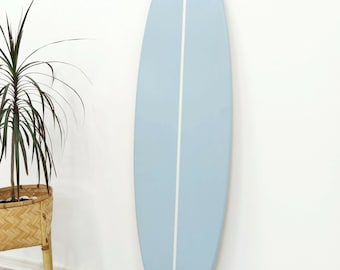 Surfboard wall art decor -  Decorative Surfboard Sign with Custom Colors for Beachy Themed Home Decor Guest book sign