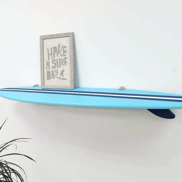 Étagère pour planche de surf en bois, décoration sur le thème de la plage