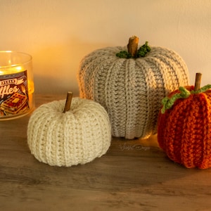 Ribbed Pumpkin PATTERN ***Not Finished Good***