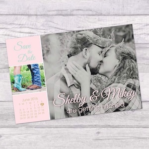 Save the Date with Calendar (Digital File)