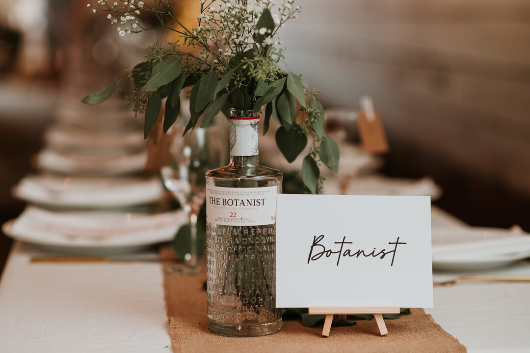 Wedding/party Table Names Black and White set of up to 10 Names Etsy UK