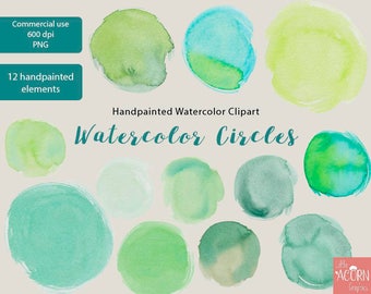 Watercolor clipart St Patricks, Day Commercial use PNG Day Irish Clip Art Handpainted watercolor clipart LittleAcornGraphics cardmaking