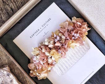 Bridal Hair Comb | Boho Wedding Headpiece | Bridesmaid Hair Flowers | Boho Flower Comb | Baby Shower | Bridal Shower | Wedding Accessories