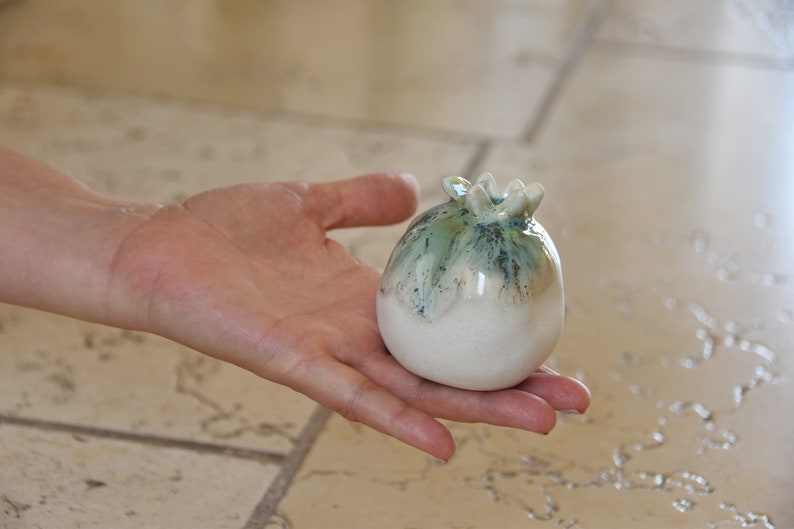 Ceramic pomegranate Made in Israel Judaica souvenir Rosh Hashana gift Home decor Housewarming gift