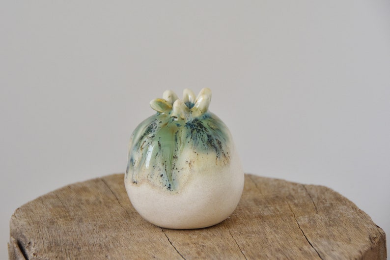 Ceramic pomegranate Made in Israel Judaica souvenir Rosh Hashana gift Home decor Housewarming gift