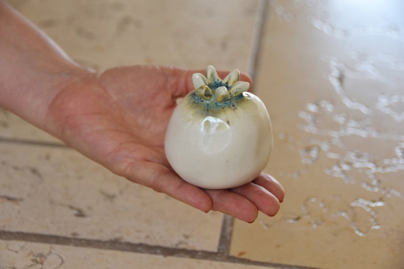 Ceramic pomegranate Made in Israel Judaica souvenir Rosh Hashana gift Home decor Housewarming gift