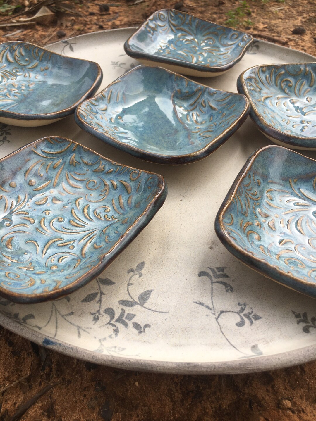 Ceramic Seder Plate, Passover Plate, Passover Gift, Handmade Ceramic