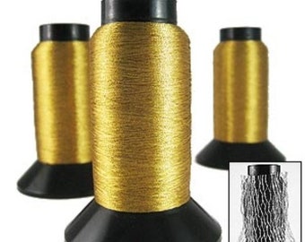 Black Lurex for Millinery and Crafting Vintage Lurex Thread Spool 457m 500 yrds