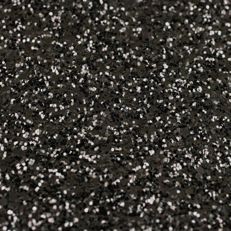 Self Adhesive Glitter Fabric Sheet. Black A4 Sheet. JR09109 Etsy