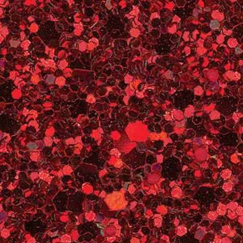 Glitter Fabric. Metallic Red . A4 Sheet. Made in the UK Etsy