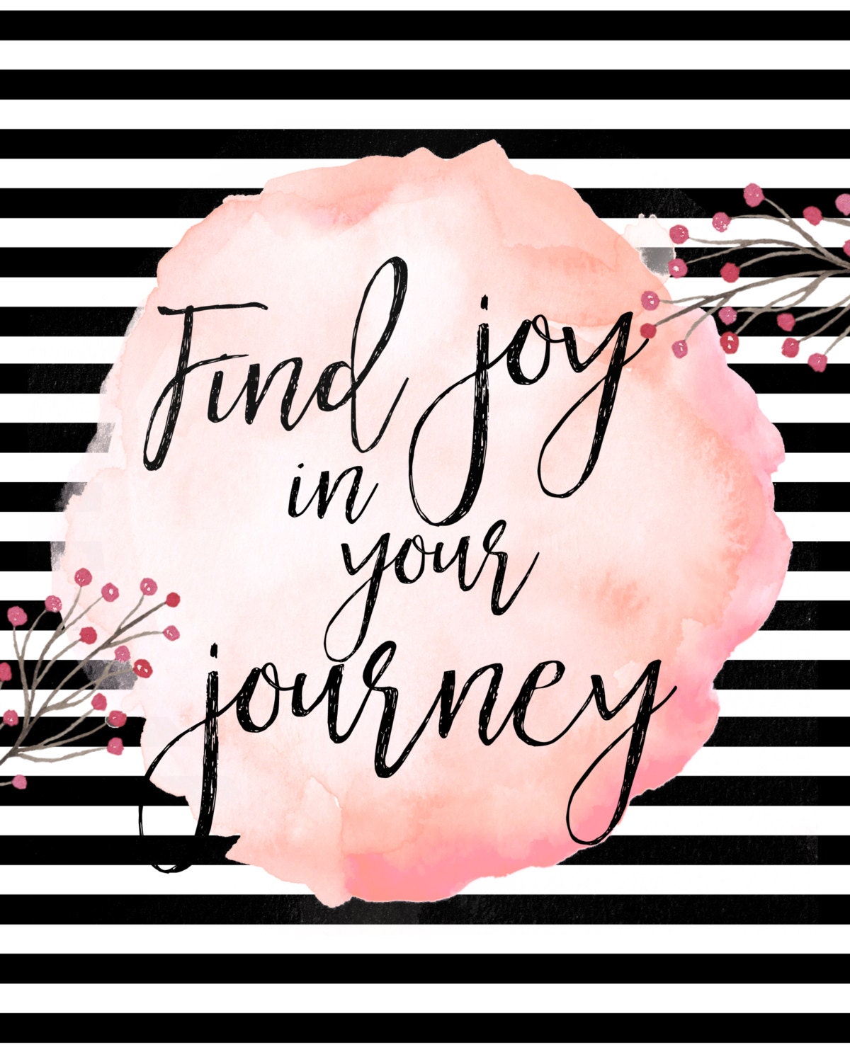 Find Joy in Your Journey 8x10 Instant Download Etsy