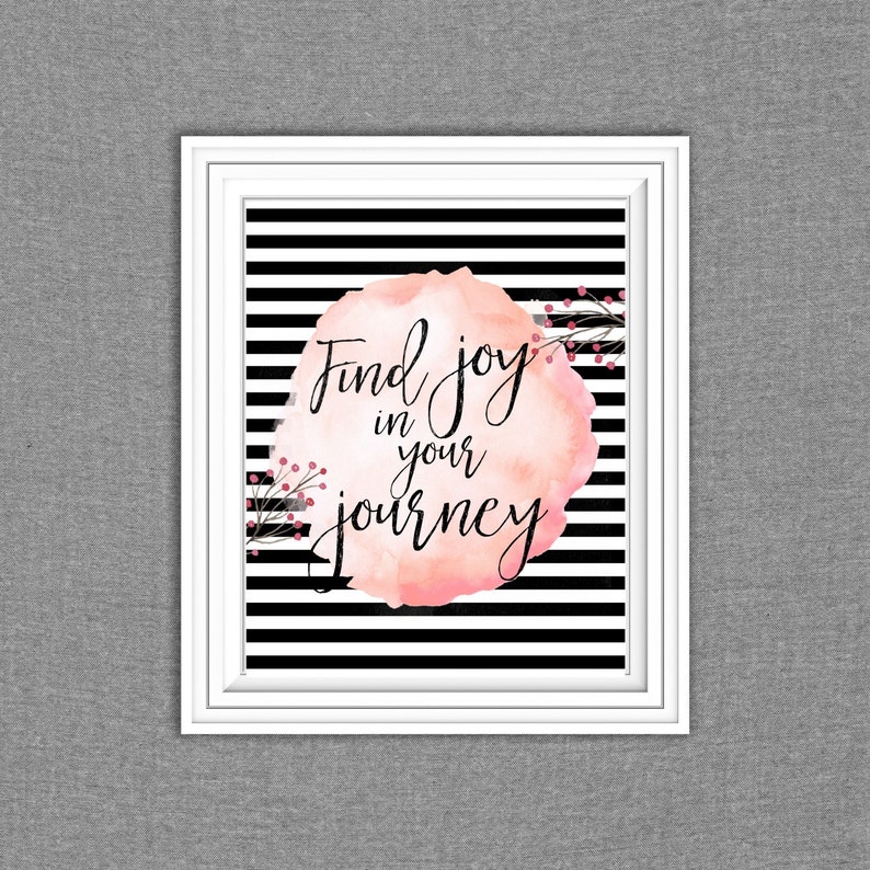 Find Joy in Your Journey 8x10 Instant Download Etsy
