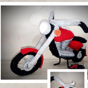 Chopper/motorcycle - crochet pattern (DE/EN)