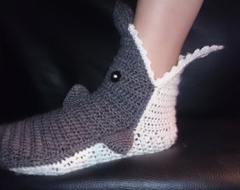 Beware, biting shark - Crochet pattern PDF - (ENG/DE)