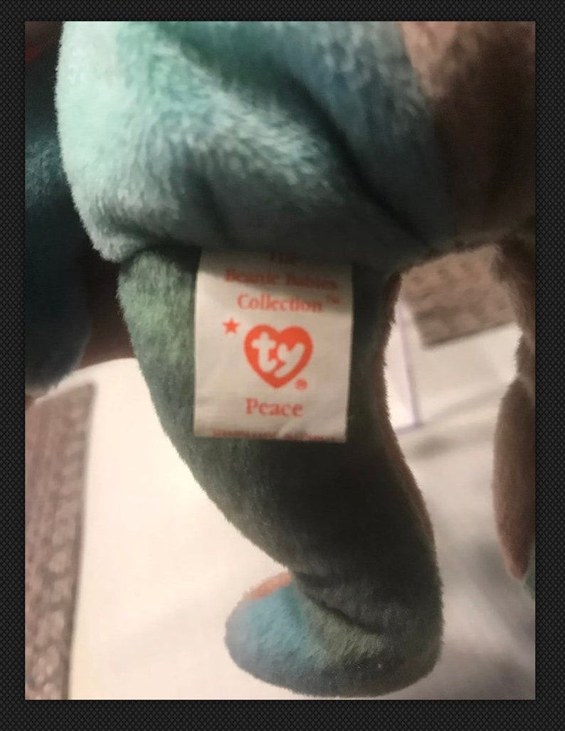 Peace limited first edition Beanie Baby image 4