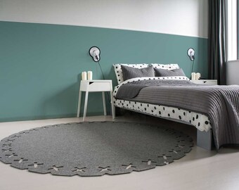 Vloerkleed Kisses rond 180cm zonder x-jes