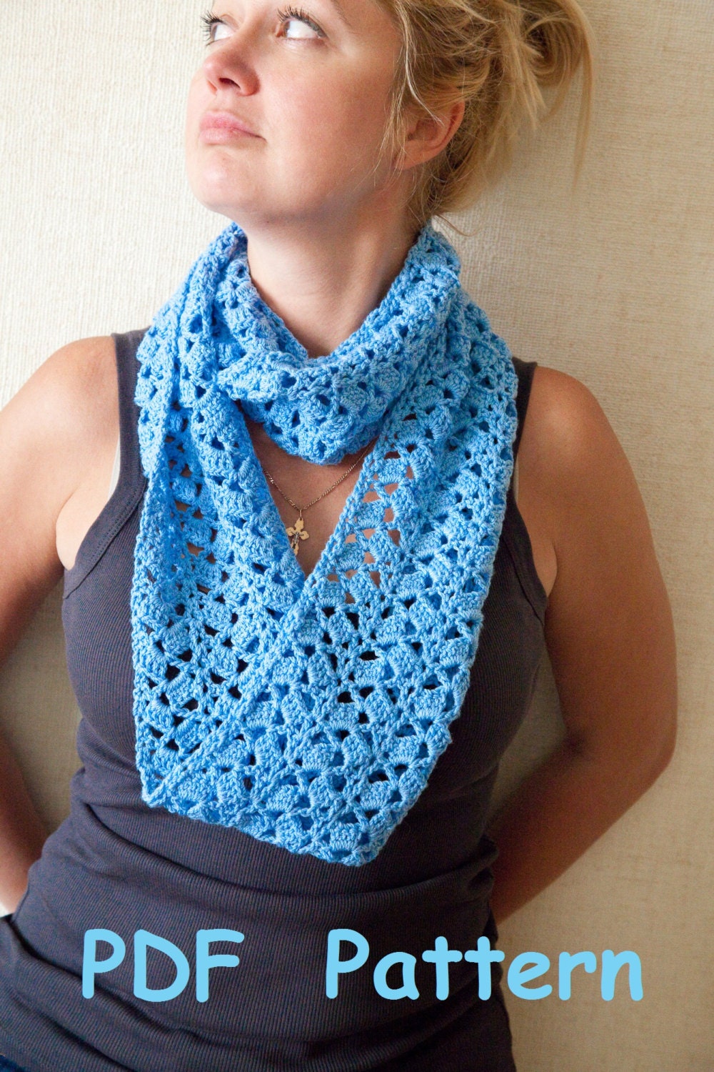 Crochet Infinity Scarf With Single Seam - Easy Crochet Circle Scarf ...