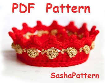Crochet Princess Crown Pattern: Easy Baby Headband (PDF Pattern)