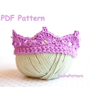 4 virkade Baby Crowns-mönster Set1 Kampanjpris bild 4