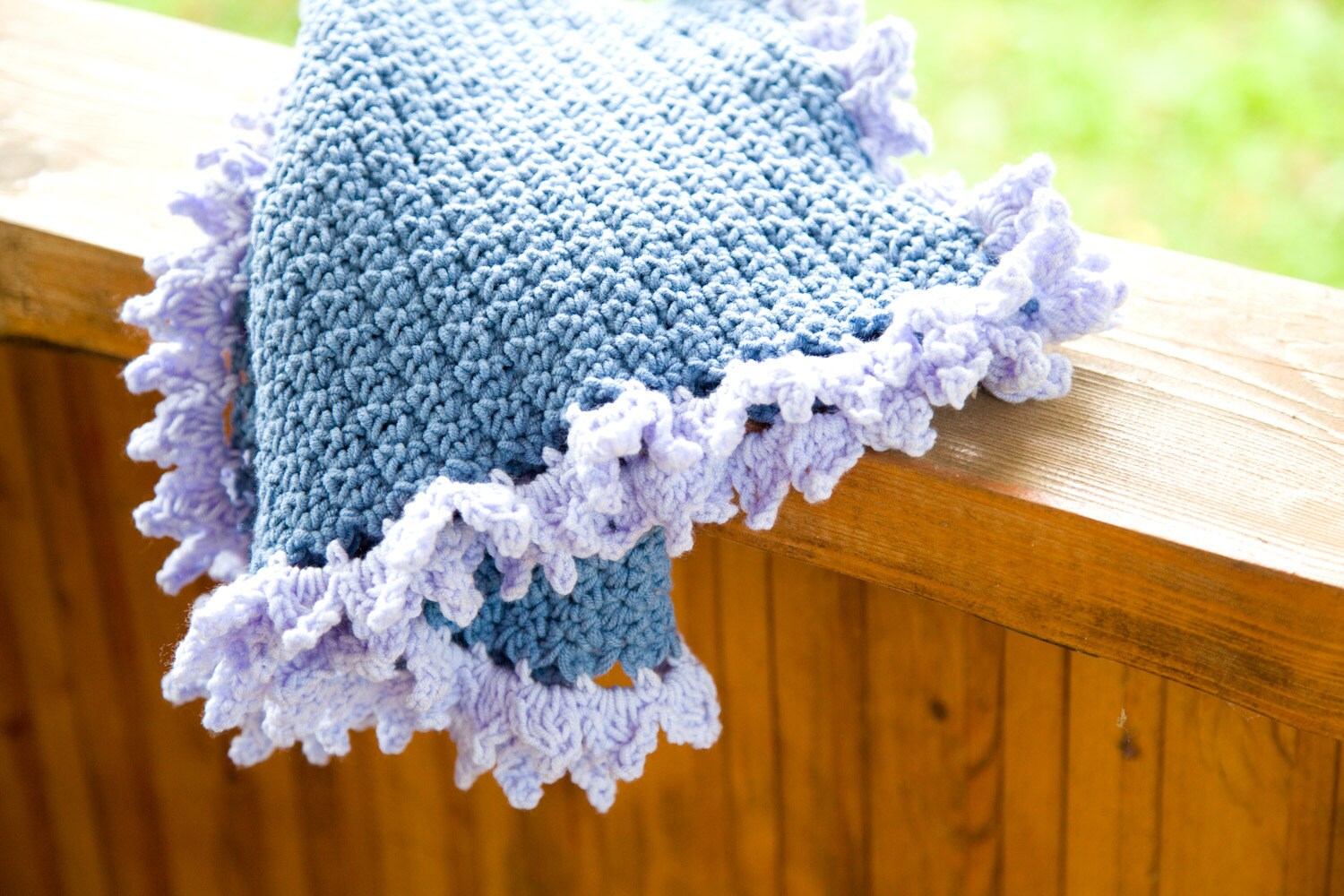 Crochet Ruffle Border Blanket Pattern Baby Afghan With Ruffle Edging PROMO Price Etsy