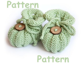 Knitting Pattern Baby Booties Baby Shoes - promo price pattern