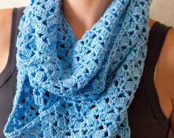 Crochet infinity scarf with single seam - Easy crochet circle scarf pattern - Promo price