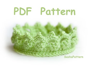 Crochet Baby Crown Pattern: Easy Beginner Headband (PDF Pattern)