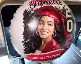 Custom UV Printed Balloons 18 inch - Graduation  - Birthdays - Special Event