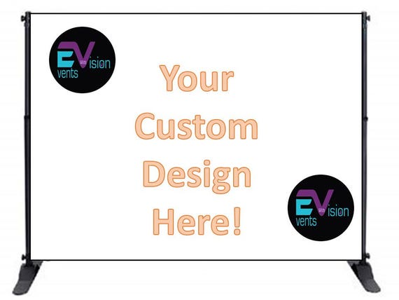 Custom Backdrop Banner Any Design Birthday Backdrop Printed Or