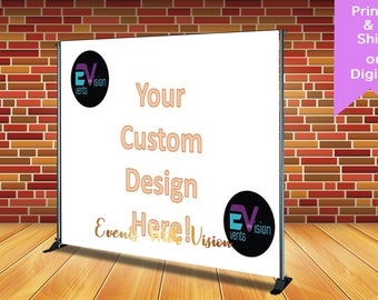 Custom Backdrop/banner, Any Design/Birthday Backdrop, Printed Or Digital File - CUSTOM