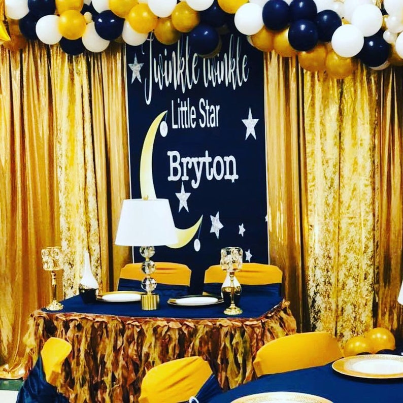 TWINKLE TWINKLE Backdropbanner Birthday Backdrop-Printed Or Digital File
