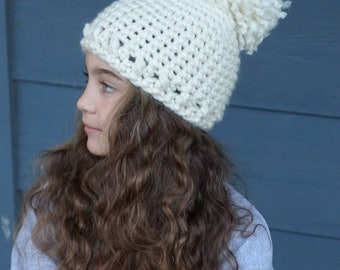 Chunky Pom Pom Beanie