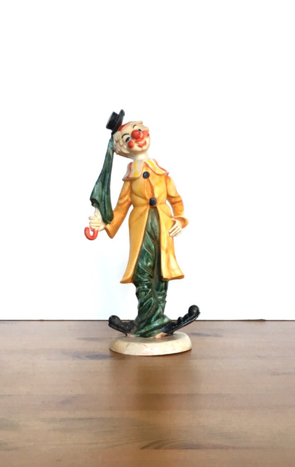 Vintage clown figurine made in Italy Depose Fontanini plastic Etsy