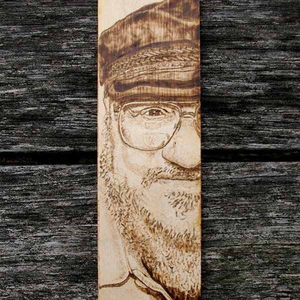 George RR Martin Game of Thrones wooden bookmark