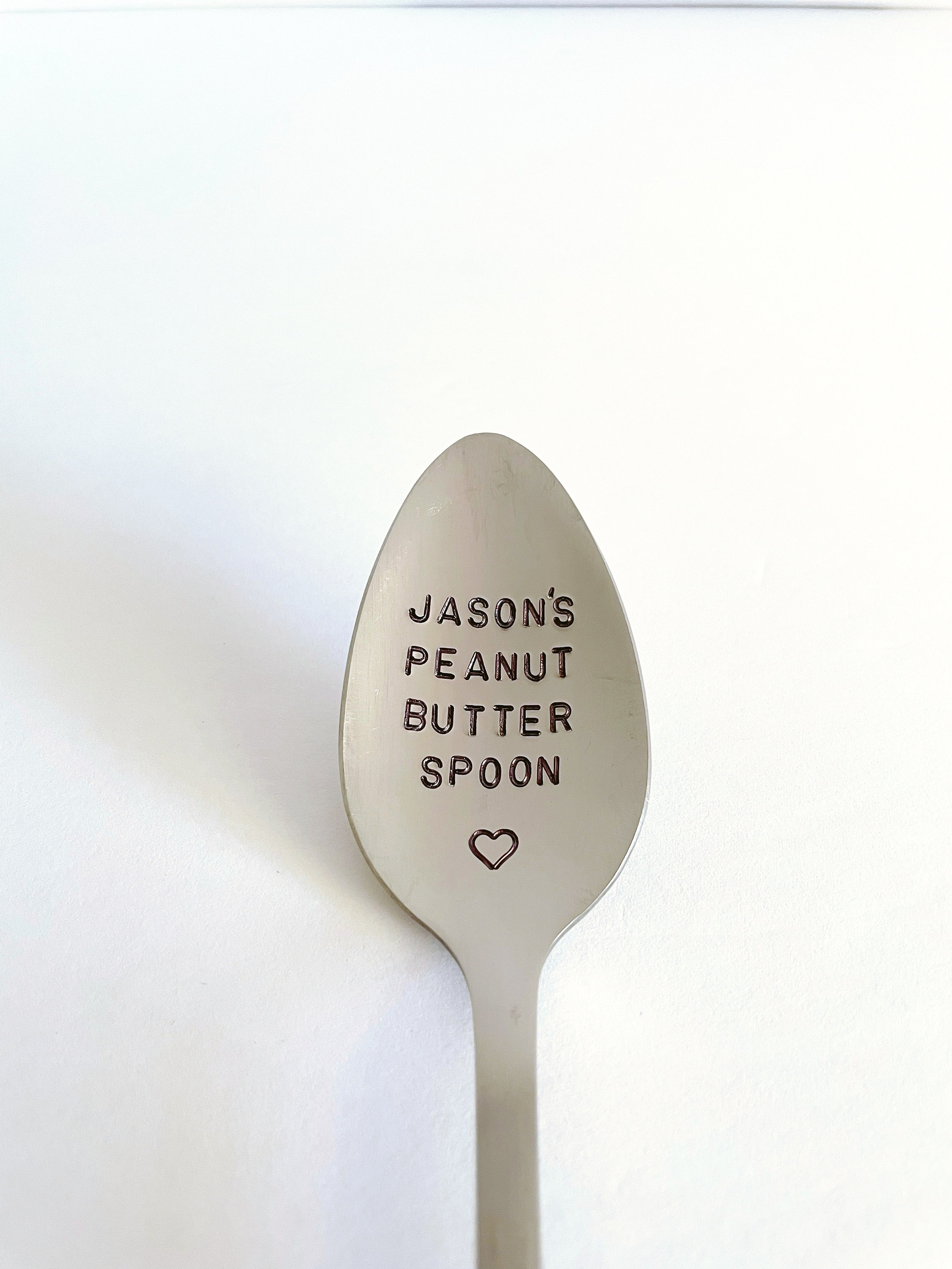 Peanut Butter Spoon - Custom Spoon - Personalized Daddy Gift - Engraved  Name Peanut Lover Coffee Spoon - Boyfiend Gift for Him Fathers Day Gift  Spoon