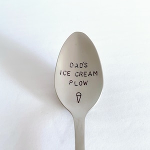 Grandpa's Ice Cream Spoon-Or YOUR name-Grandpa/Dad Birthday Gift-Best Friend-Boyfriend Gift-Unique Personalized Gift-Can Be Used Daily image 6
