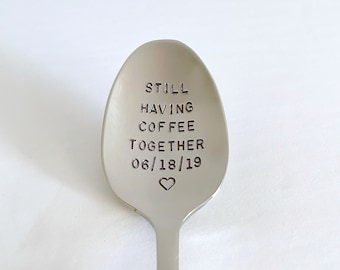 Still Having Coffee Together (date)-11th Anniversary-5th Anniversary-Boyfriend Gift-Unique Personalized Gift-Can Be Used Daily-High Quality